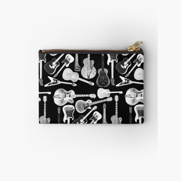 Item preview, Guitars, Guitars, Guitars! on black designed and sold by Jen K Wilson.