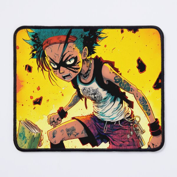 Item preview, Explosion Punk Rock Schoolgirl Comic Art #11 designed and sold by Unicorn Trainwreck.
