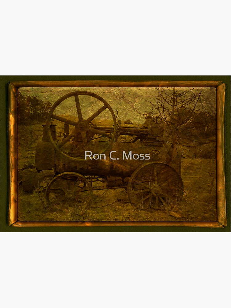 Thumbnail 2 of 2, Postcard, Steam Tractor designed and sold by Ron C. Moss.
