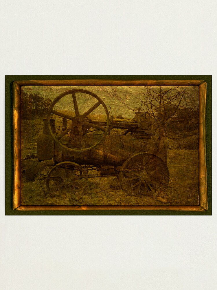 Alternate view of Steam Tractor Photographic Print
