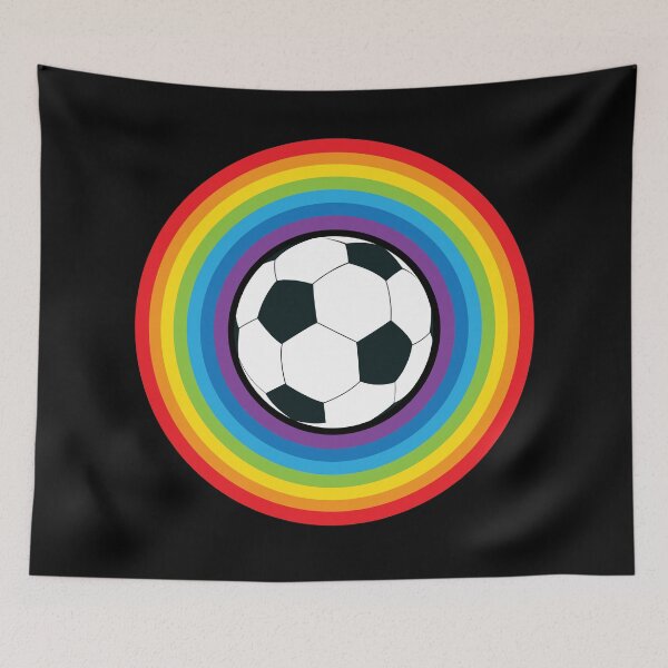 Item preview, Grant Wahl Pride | Grant Wahl Rainbow Soccer / Football | Rainbow circle with Soccer ball designed and sold by Teeter-Totter.