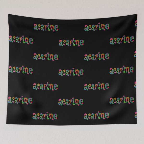 Item preview, Acarine Psychedelic Typography designed and sold by LiveyMelody.