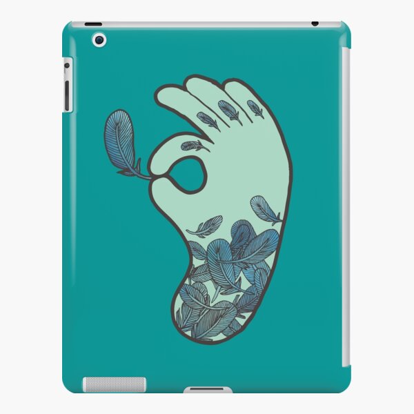 Blue Feather Tattoo iPad Snap Case