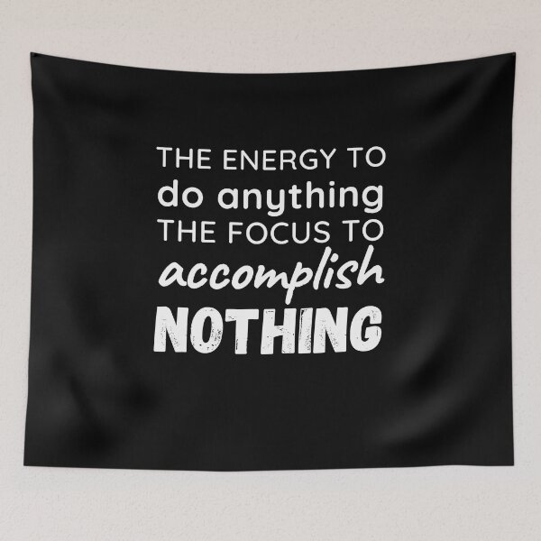 Item preview, ADHD Quote designed and sold by BuraxisQuotes.