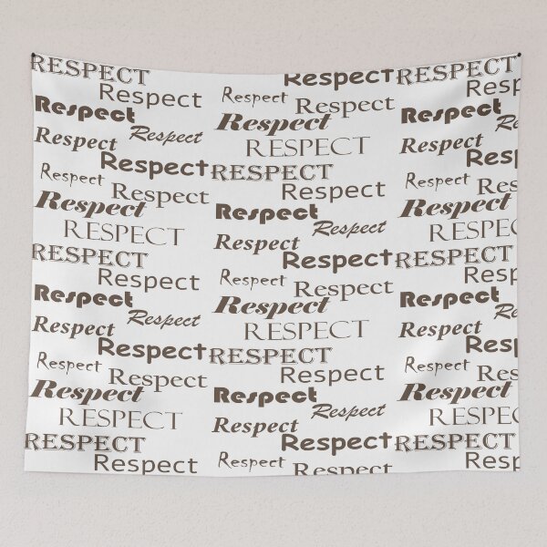 Item preview, Respect letras fontes variadas designed and sold by GirlaineSQ.