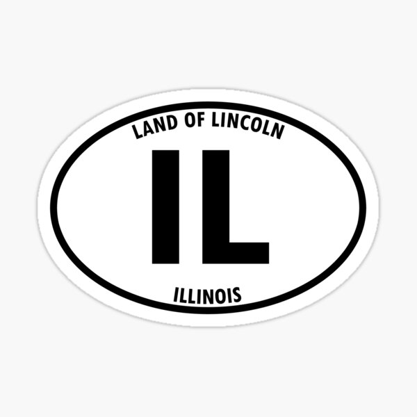 "Illinois, IL, Springfield, Land of Lincoln State Abbreviation and