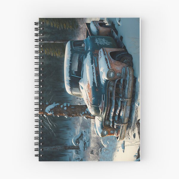 Item preview, Winter Pickup Truck #14, a perfect gift for all American Hot Rod fans designed and sold by RodZnRoll.