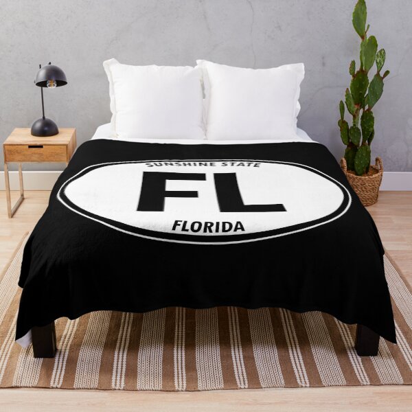 Item preview, Florida, FL, Tallahassee, Sunshine State - State Abbreviation and Motto Oval Travel Bumper Sticker for your Car or Luggage. designed and sold by BBTravels.