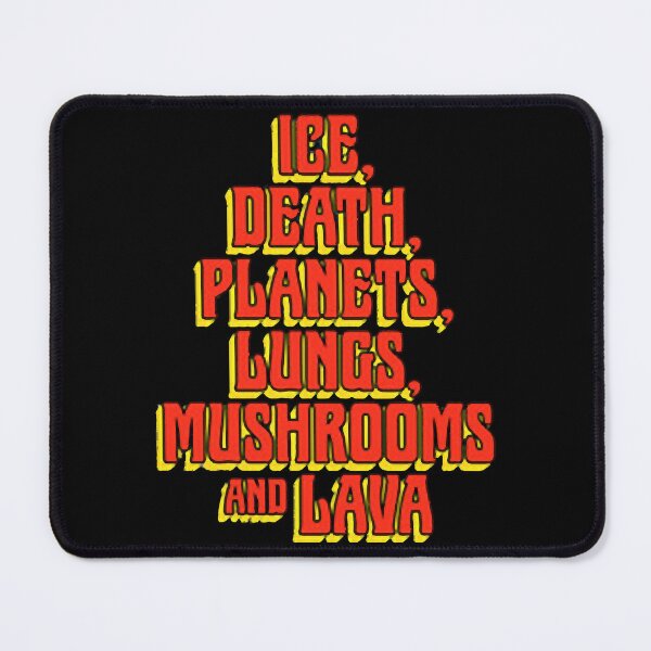 Item preview, Ice, Death, Planets, Lungs, Mushrooms and Lava designed and sold by LiveyMelody.