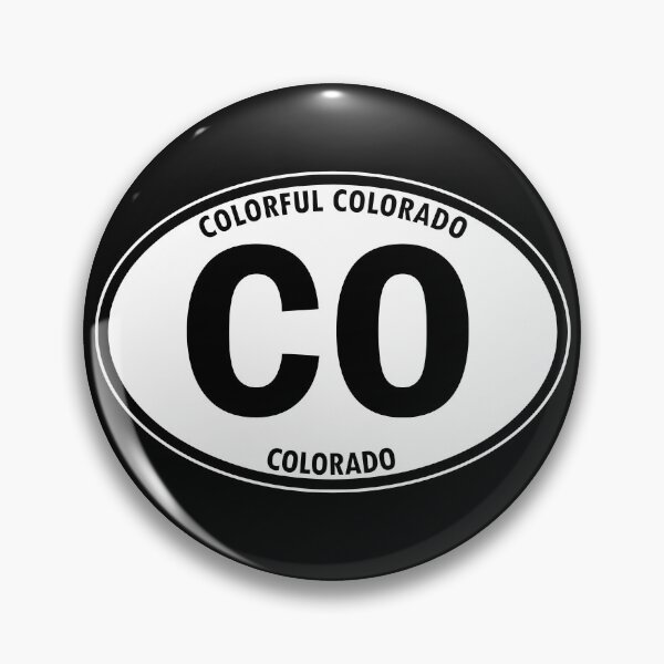 Item preview, Colorado, CO, Denver, Colorful Colorado - State Abbreviation and Motto Oval Travel Bumper Sticker for your Car or Luggage.  designed and sold by BBTravels.
