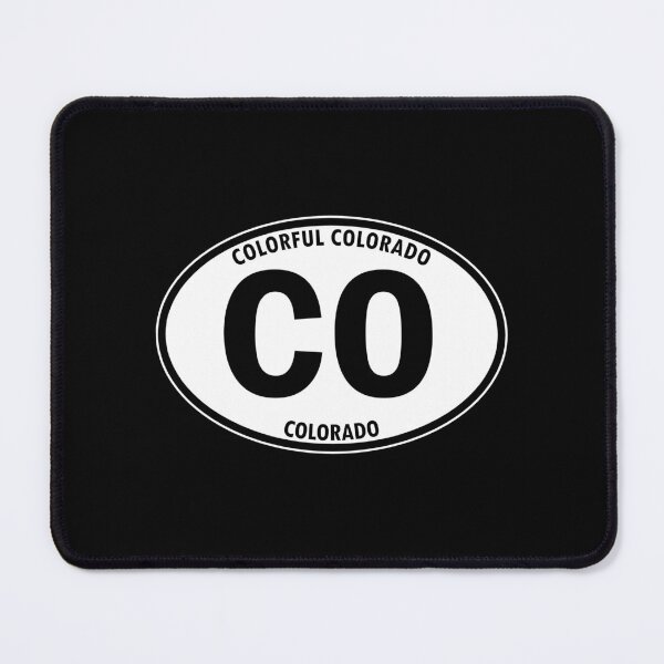 Item preview, Colorado, CO, Denver, Colorful Colorado - State Abbreviation and Motto Oval Travel Bumper Sticker for your Car or Luggage.  designed and sold by BBTravels.
