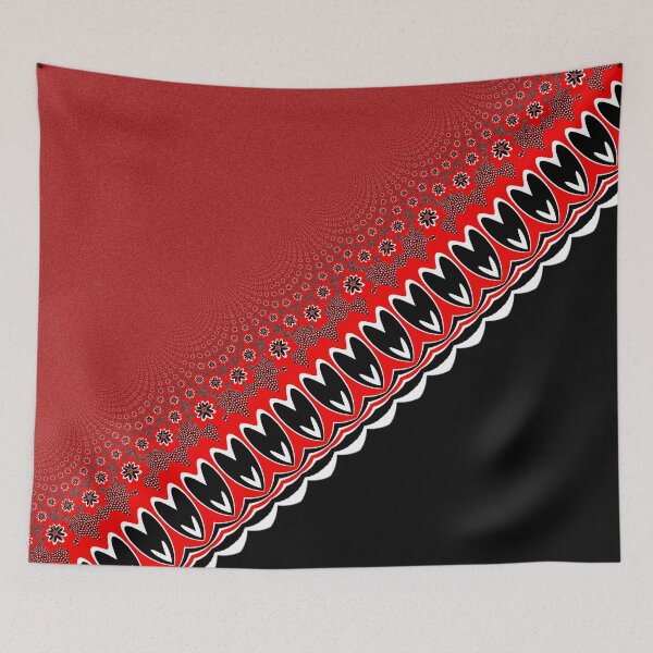 Item preview, GREAT WEST INDIES CHRISTMAS AND CARNIVAL TRINIDAD AND TOBAGO SOUVENIRS - UNIQUE ABSTRACT CONFORMAL MAPPING CARIBBEAN GEOMETRIC PATTERN - FESTIVE INSPIRATION OF THE TRINIDADIAN FLAG designed and sold by Ralek.