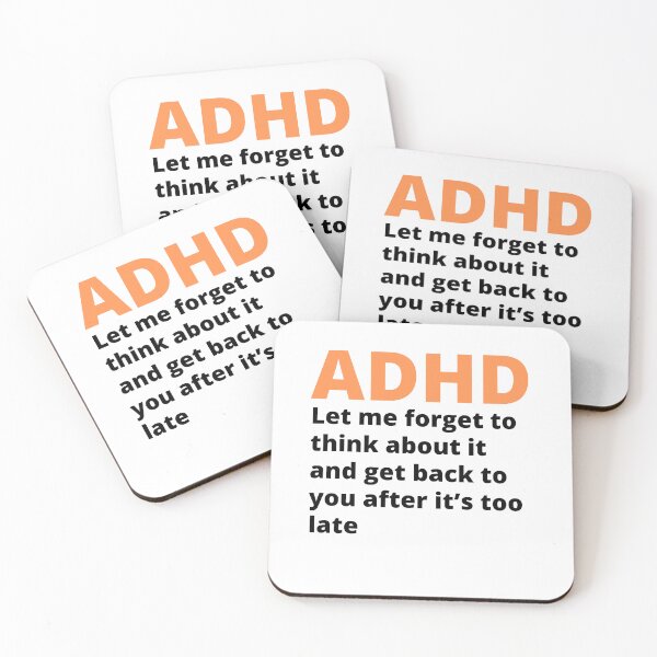 Item preview, ADHD Joke designed and sold by BuraxisQuotes.