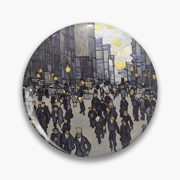 Item preview, Street  scene in the style of Vincent van Gogh designed and sold by David-Howells.