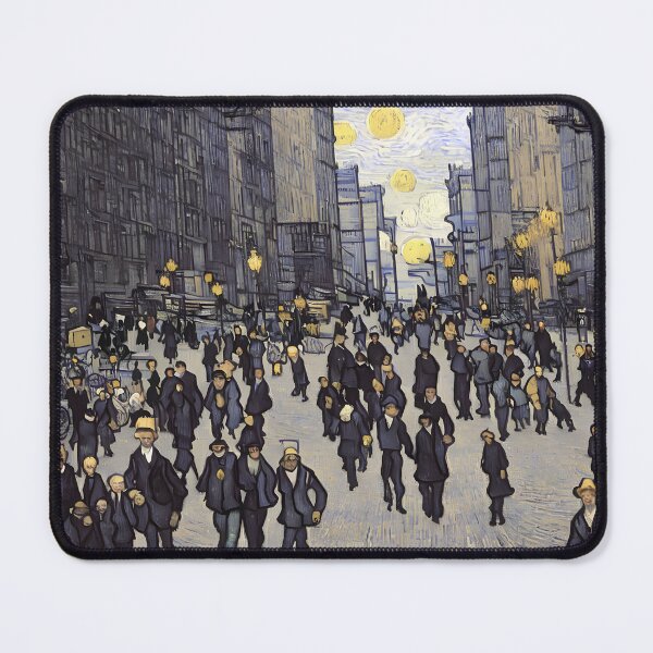 Item preview, Street scene in the style of Vincent van Gogh designed and sold by David-Howells.