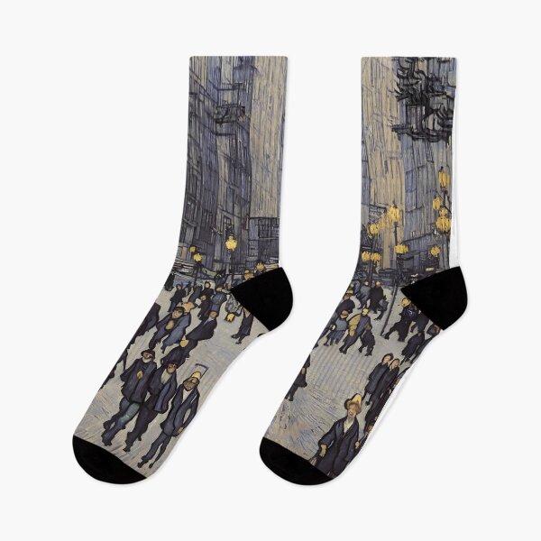 Item preview, Street  scene in the style of Vincent van Gogh designed and sold by David-Howells.