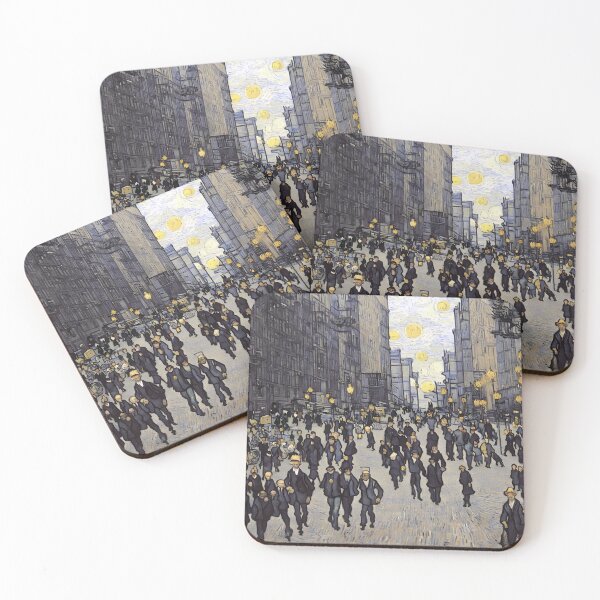 Item preview, Street  scene in the style of Vincent van Gogh designed and sold by David-Howells.