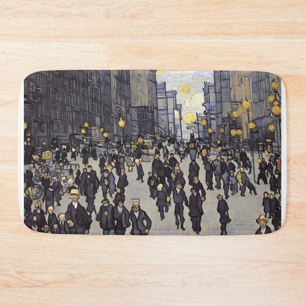 Item preview, Street  scene in the style of Vincent van Gogh designed and sold by David-Howells.