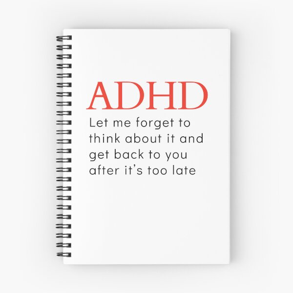 Item preview, ADHD Joke designed and sold by BuraxisQuotes.