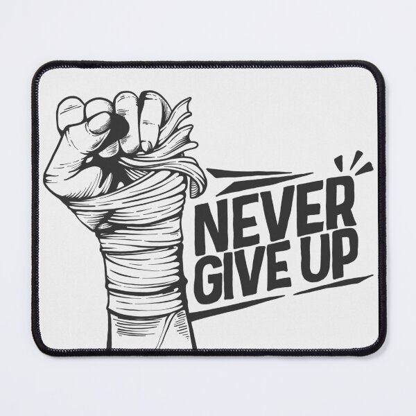 Item preview, Never Give Up designed and sold by Iatyn.
