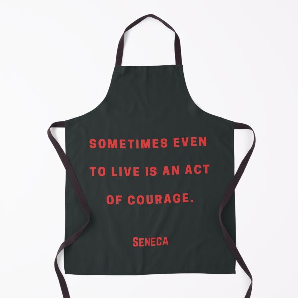 Item preview, Seneca quote red text designed and sold by artbleed.