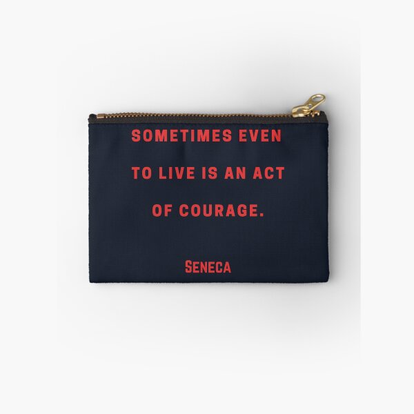 Item preview, Seneca quote red text designed and sold by artbleed.