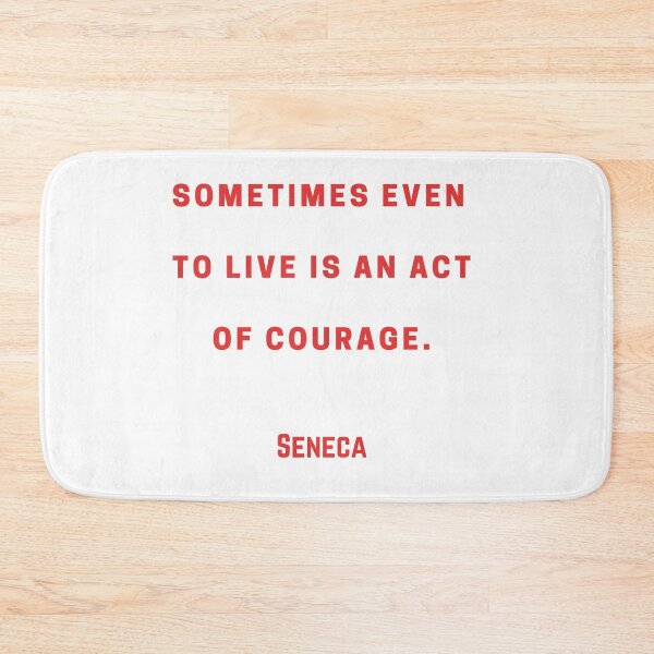 Item preview, Seneca quote red text designed and sold by artbleed.