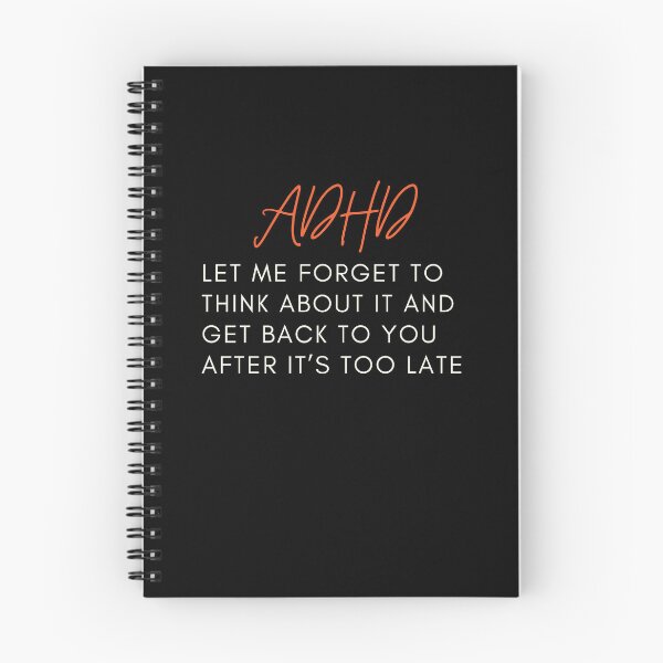 Item preview, ADHD Joke designed and sold by BuraxisQuotes.