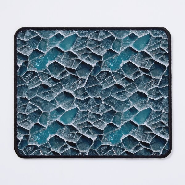 Item preview, Seamless background of beautiful turquoise cracked ice. designed and sold by NadiiaSemyroz.