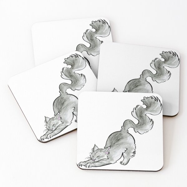 Item preview, Squiggily Cat designed and sold by Gaia Rydahl Due Rosendahl.