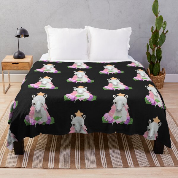 Item preview, Cute Horse in front of a Pink Christmas Tree with Christmas Ornaments designed and sold by cuteunicornshop.