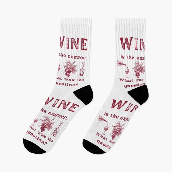 Item preview, Wine Is The Answer. What Was The Question? Funny Wine Lover designed and sold by Rebel-Design.
