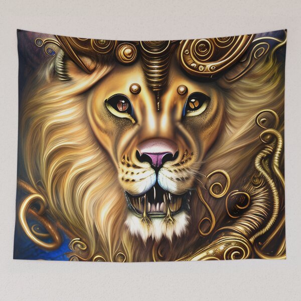 Item preview, Lion artwork designed and sold by Itzjustlife.