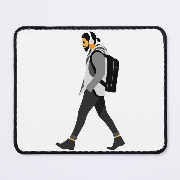 Item preview, Man Walking While Listening to Music designed and sold by LiveyMelody.