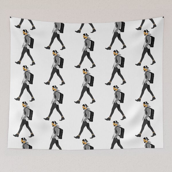Item preview, Man Walking While Listening to Music designed and sold by LiveyMelody.