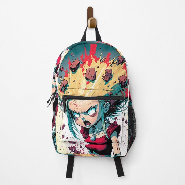 Item preview, Exploding Punk Rock Schoolgirl Comic Art #18 designed and sold by Unicorn Trainwreck.