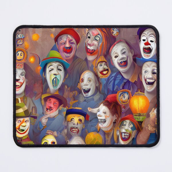 Item preview, Grotesque Clowns in a Medieval Town designed and sold by Fractal Journeys, etc. .