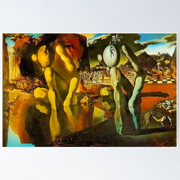 Item preview, Salvador Dali Painting Metamorphosis Of Narcissus designed and sold by Teetans.
