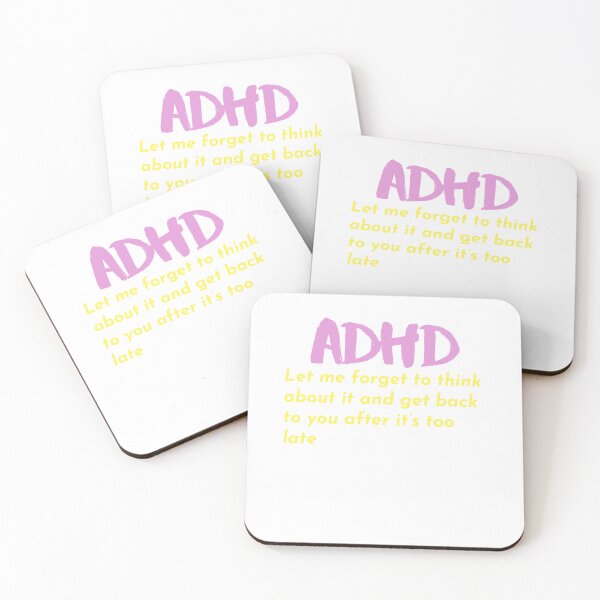 Item preview, ADHD Joke designed and sold by BuraxisQuotes.