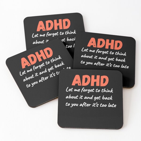 Item preview, ADHD Quote designed and sold by BuraxisQuotes.