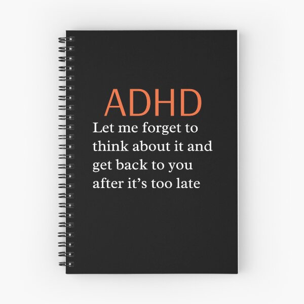Item preview, ADHD Joke designed and sold by BuraxisQuotes.