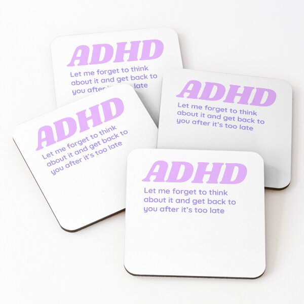 Item preview, ADHD Quote designed and sold by BuraxisQuotes.
