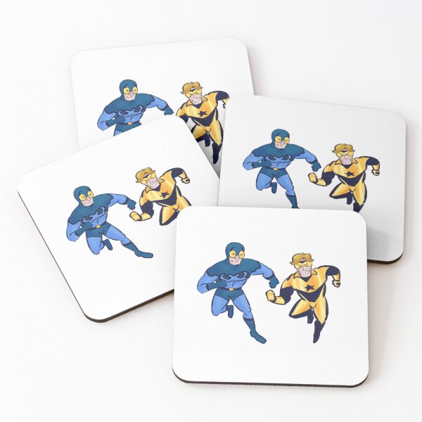 Item preview, booster gold and blue beetle designed and sold by dudeitshenry.