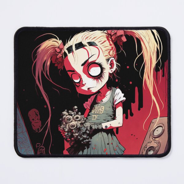 Item preview, Zombie Punk Rock Schoolgirl Comic Art #23 designed and sold by Unicorn Trainwreck.
