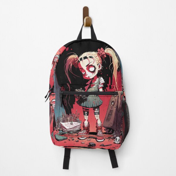 Item preview, Zombie Punk Rock Schoolgirl Comic Art #23 designed and sold by Unicorn Trainwreck.
