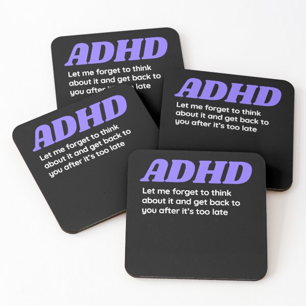 Item preview, ADHD Joke designed and sold by BuraxisQuotes.