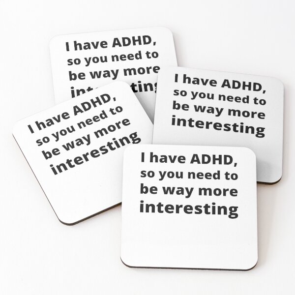 Item preview, ADHD Joke designed and sold by BuraxisQuotes.