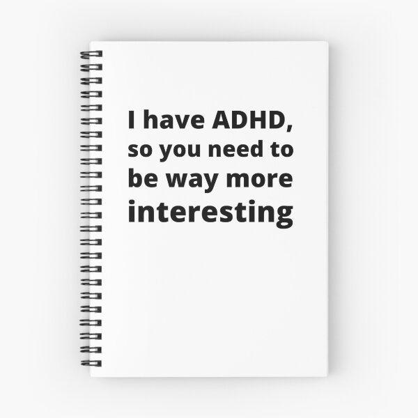 Item preview, ADHD Joke designed and sold by BuraxisQuotes.