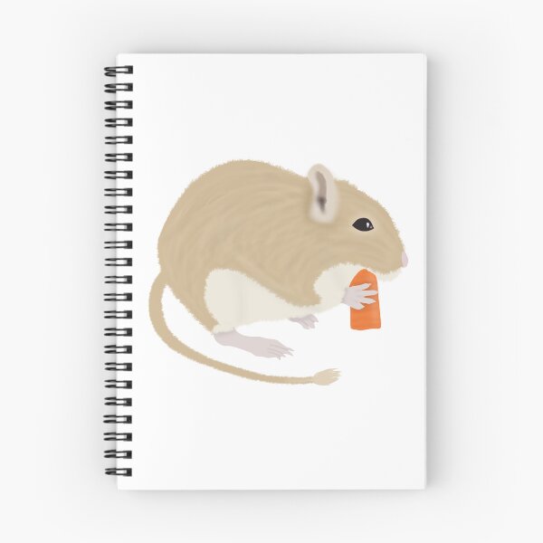 Item preview, Cute golden gerbil eating carrot  designed and sold by Becky-Marie.
