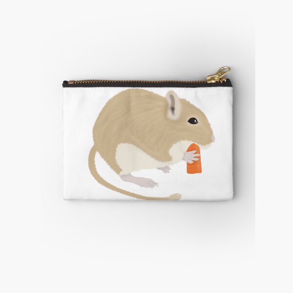 Item preview, Cute golden gerbil eating carrot  designed and sold by Becky-Marie.